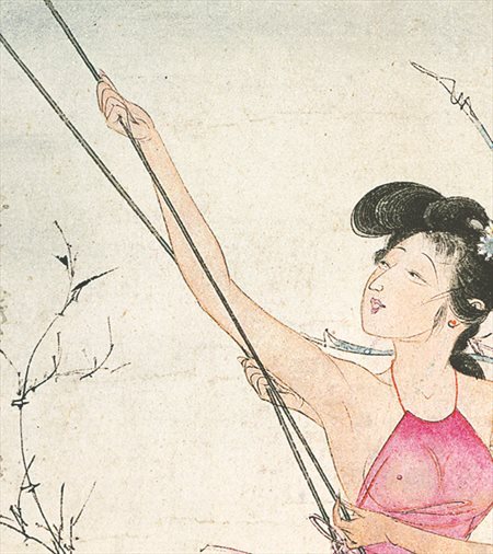 金塔县-胡也佛的仕女画和最知名的金瓶梅秘戏图